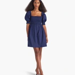 Hill House Home Athena Nap Dress in Navy Linen